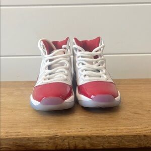 Red and White Jordan 11’s